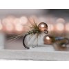 heavy olive jig nymph copper bead fse039c