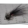 Grizzly Black Marabou Leech