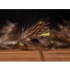 Grey Caddis Dry Fly - Chartreuse Tip