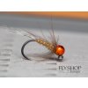 Squirrel Jig Nymph - Metallic Orange