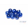 FS Europe Slotted Tungsten Beads Normal Slot - Metallic Blue (10 Pack)