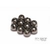FS Europe Slotted Tungsten PLUS Beads Small Slot - Black Nickel (10 Pack)