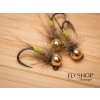 Jigová nymfa Seal Body Jig Nymph - Natural Chartreuse