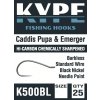 Muškárske háčiky Kype K500BL Caddis Pupa & Emerger Fly Hooks (25 Pack)