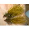 dirty olive marabou cdc leech lake fly fse229