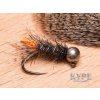 Peeping Caddis Jig Nymph - Orange Tag