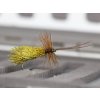goddard sedge caddis dry fly light olive fse190
