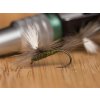 brown olive parachute dry fly fse217