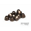 FS Europe Brass Cone Heads - Black Nickel (10 Pack)