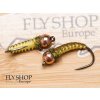 2Tone Woven Caddis Nymph - Yellow & Olive