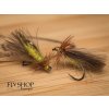 High Floating Caddis Dry Fly - Golden Olive Body