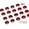 FS Europe Realistic 3D Eyes - Red Black (20 Pack)