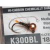 Black Pheasant Tail Jig Nymph - Orange Tag