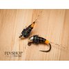 Jigová nymfa Tungsten Body Jig - Black Orange