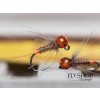 Jigová nymfa Pheasant Tail Jig Nymph - Orange Special