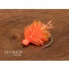 Hot Orange Blob - Tungsten Bead