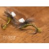 Suchá muška Olive Parachute Emerger