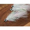 crystal white wooly bugger streamer fly fse289