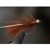 brown micro wooly bugger barbless streamer fse278