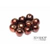 FS Europe Slotted Tungsten PLUS Beads Small Slot - Metallic Coffee (10 Pack)