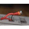Spin Fish Jig Worm - Blood Red