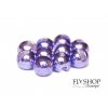 FS Europe Slotted Tungsten Beads Normal Slot - Metallic Violet (10 Pack)