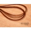 FS Europe Genetic Saddle Dry Fly Hackle - Brown (3 Pack)