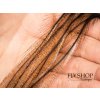 FS Europe CDL Genetic Saddle Feathers - Light Brown Pardo (6-pack)