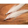 White Bucktail Deceiver BARBED