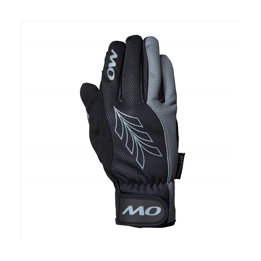 FLS01400150 rukavice one way xc tobuk 7 cerna seda