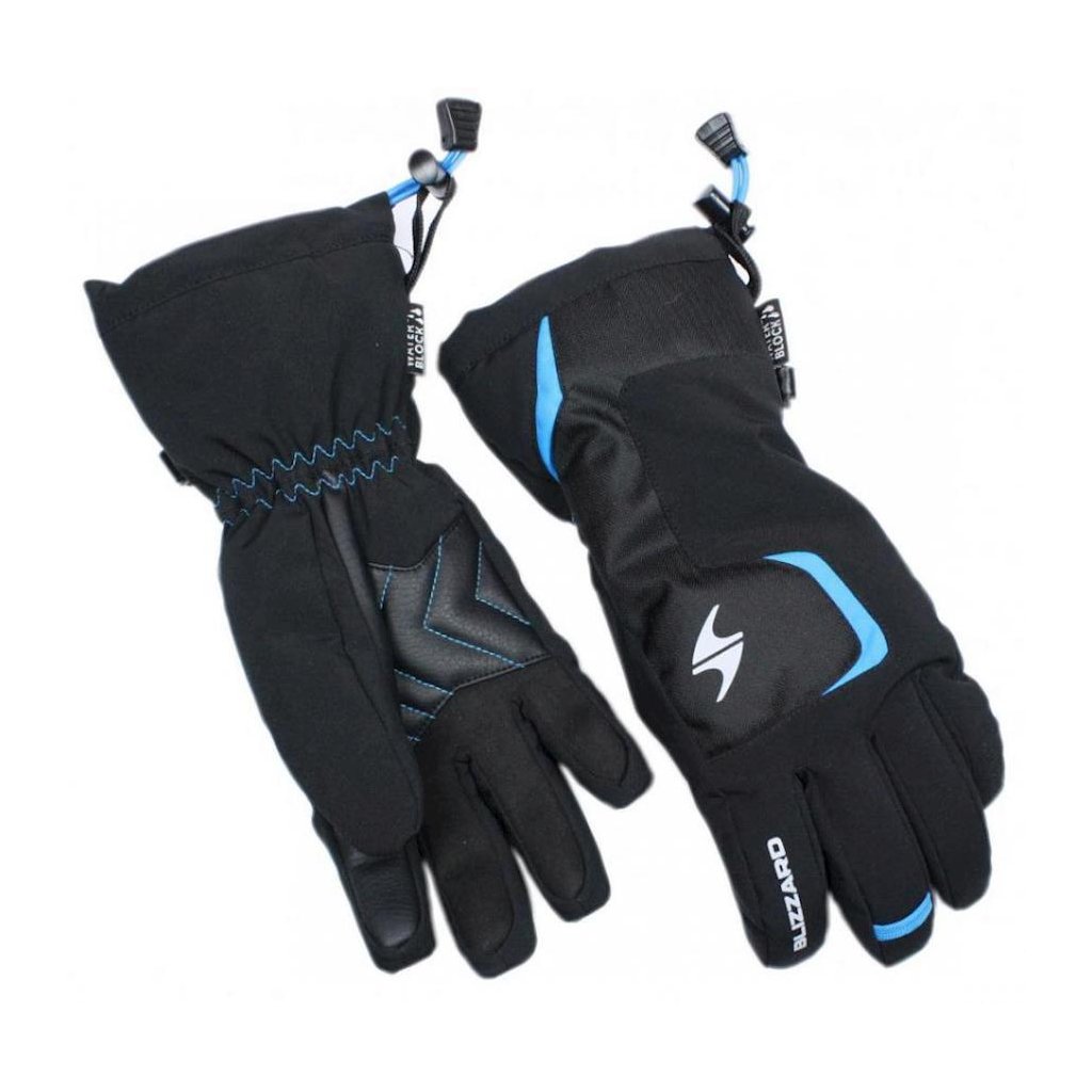 FLS06100011 lyzarske rukavice blizzard reflex junior ski gloves black blue