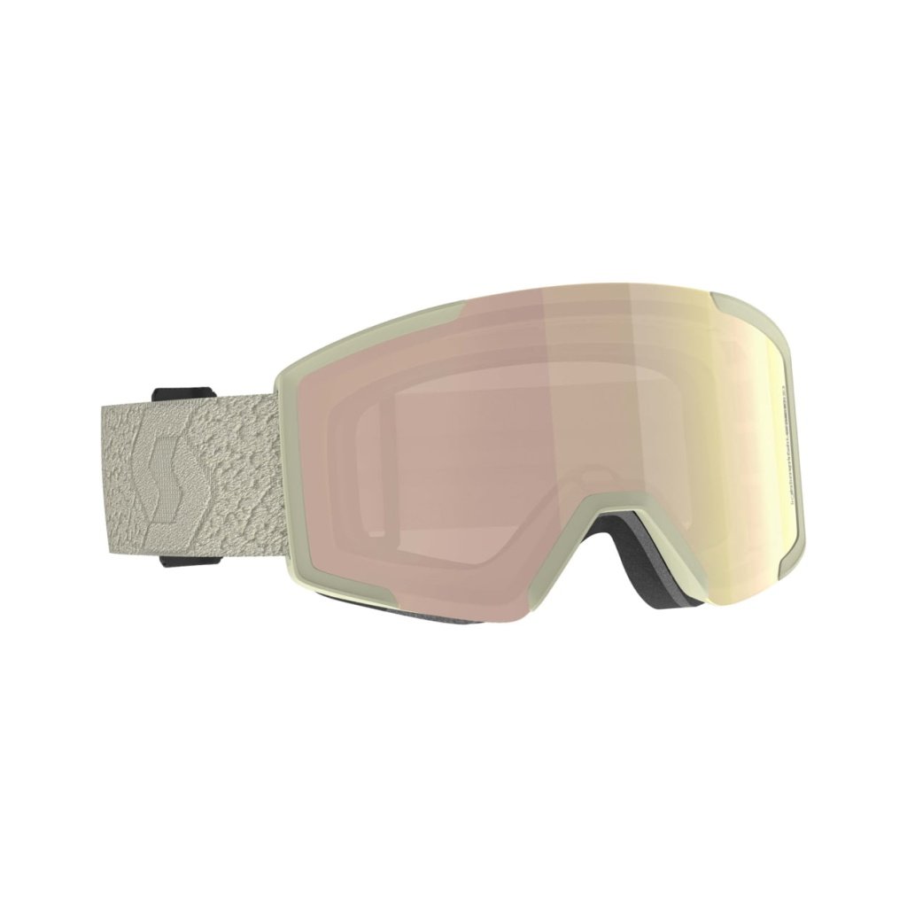 FLS06401812 scott goggle shield w extra lens lightbeige