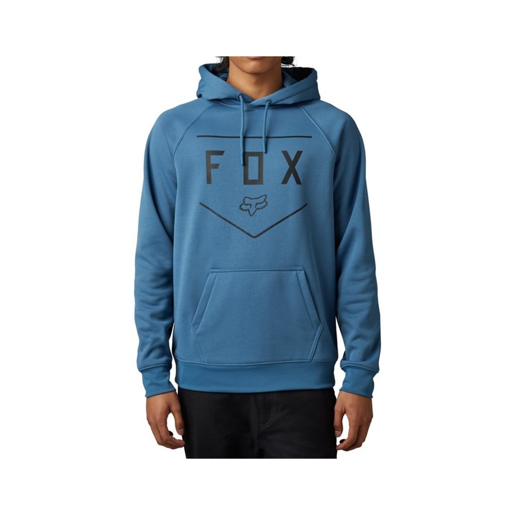 FLS12400766 fox shield pullover fleece dark slate