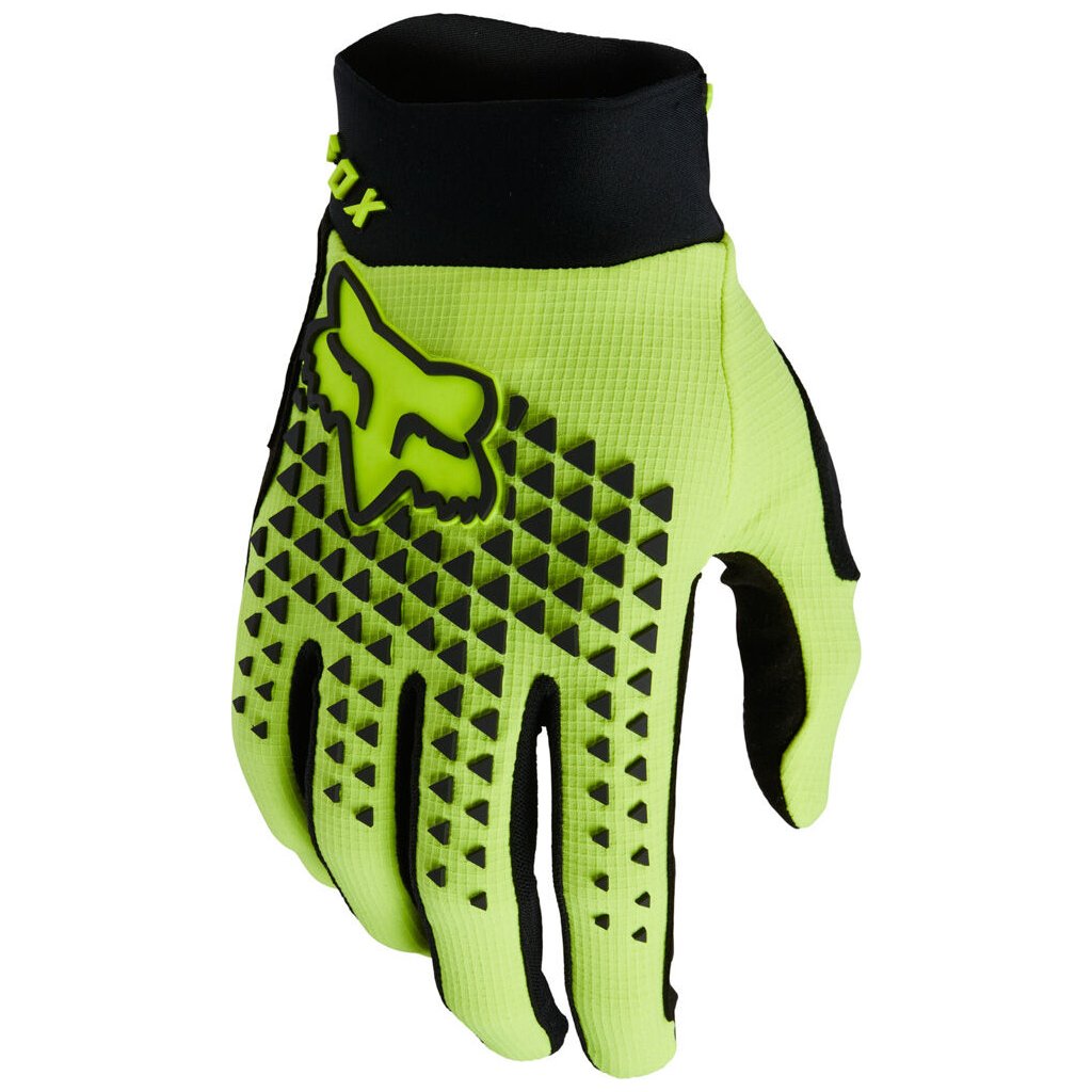 FLS12401138 fox yth defend glove fluo yellow