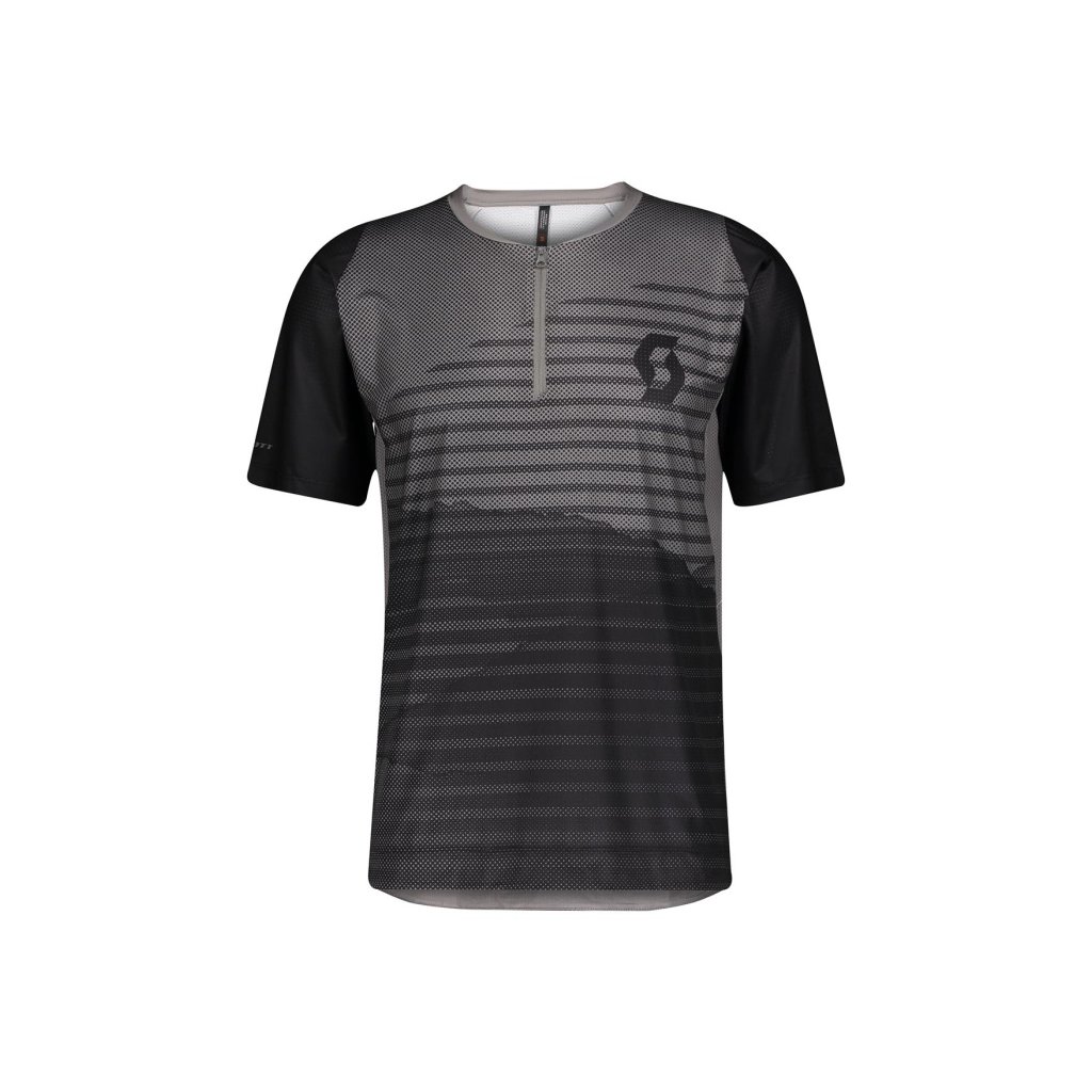 FLS06400195 scott shirt m trail vertic zip s sl seda cerna