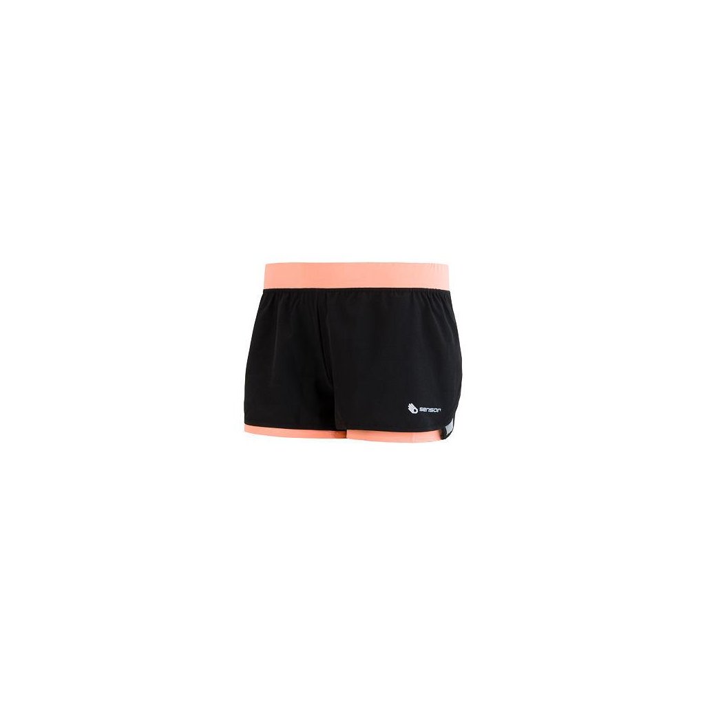 FLS11000154 sensor trail damske sortky cerna apricot