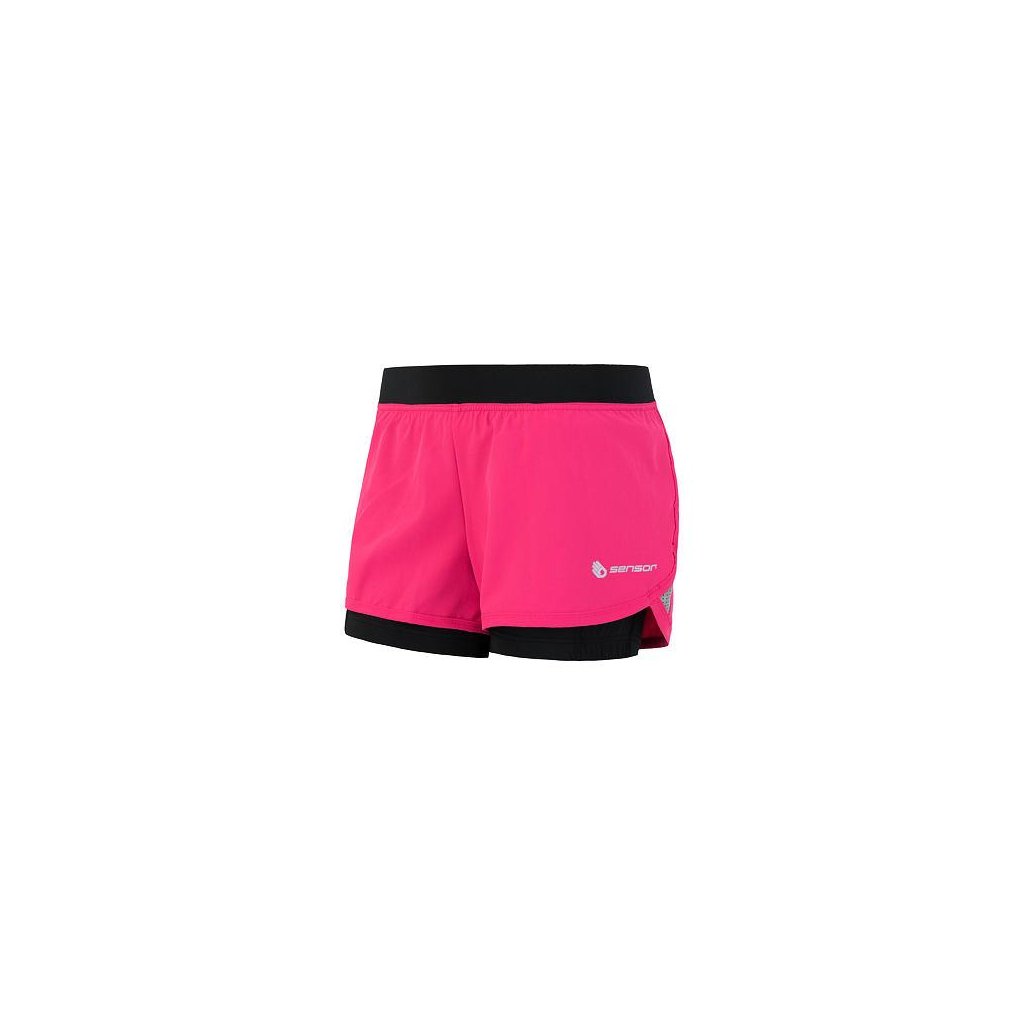 FLS11000207 sensor trail damske sortky ruzova cerna