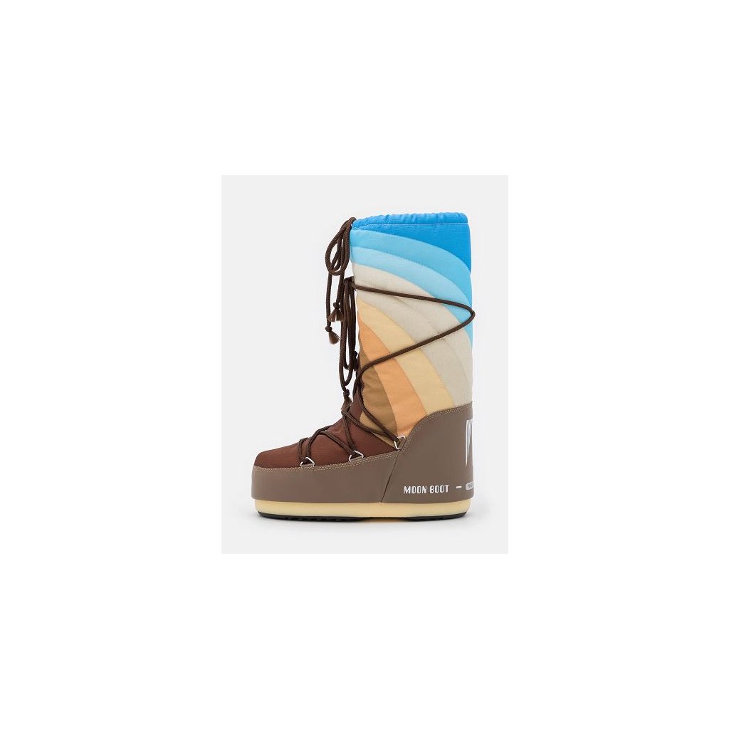 FLS06105772 boty moon boot icon rainbow 001 shitake brown blue