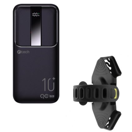 FLS05706223 set powerbanka c tech 10000mah drzak na mobil a powerbanku bone bike tie pro p