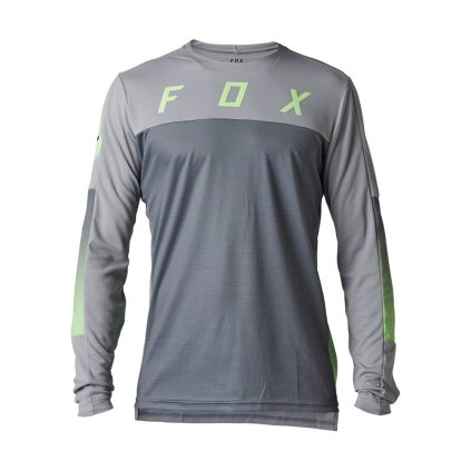 FLS12400996 fox defend ls jersey cekt light grey