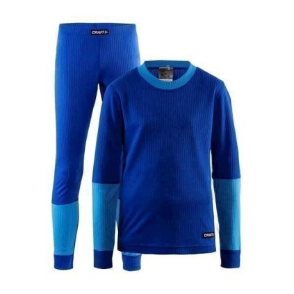 FLS10300079 set craft baselayer junior modra