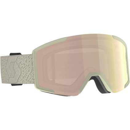 FLS06401812 scott goggle shield w extra lens lightbeige