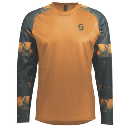 FLS06401392 scott shirt mens trail storm copperorange treegreen 2022