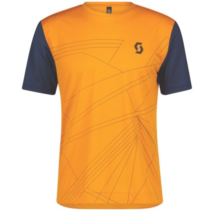 FLS06401455 scott shirt mens trail flow ss orange blue 2022
