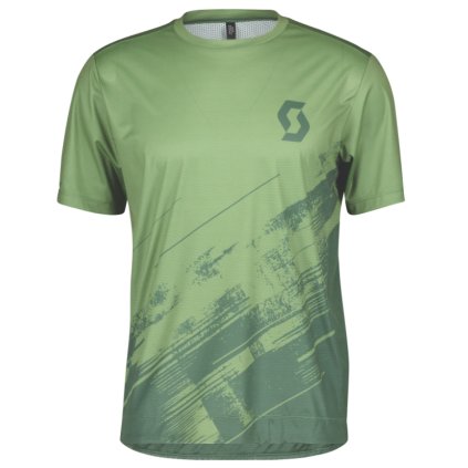FLS06401467 scott shirt mens trail vertic ss green 2022