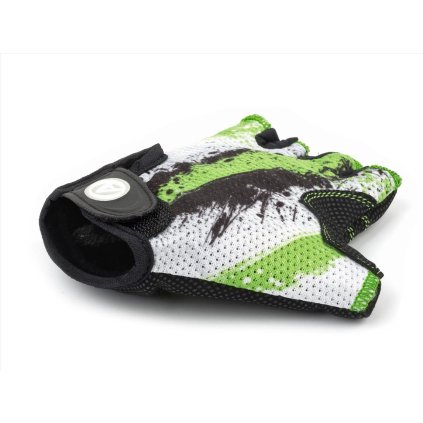 FLS07301157 author rukavice junior x6 zelena bila cerna