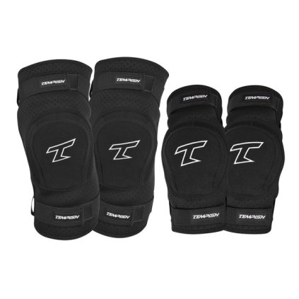 FLS05100041 bing sada navleku na kolena a lokty black