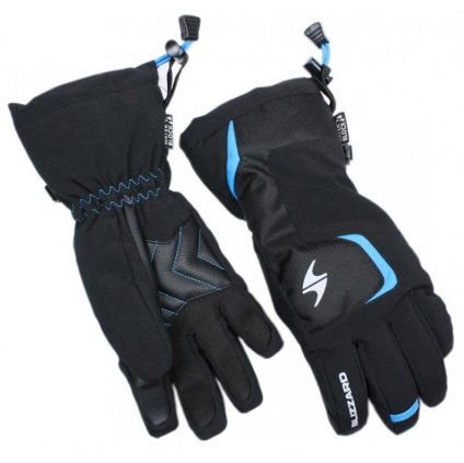 FLS06100011 lyzarske rukavice blizzard reflex junior ski gloves black blue