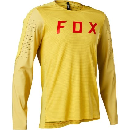FLS12400475 fox flexair pro ls jersey pear yellow