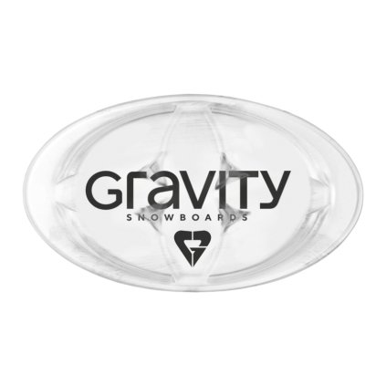 FLS03601347 grip gravity logo mat w clear black